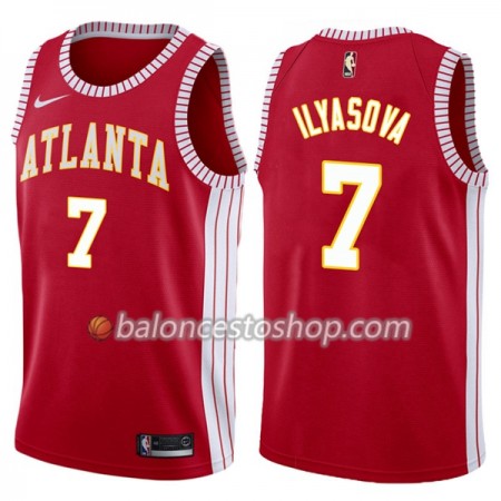 Camiseta Hombre NBA Atlanta Hawks Ersan Ilyasova 7 Nike Classic Edition Swingman
